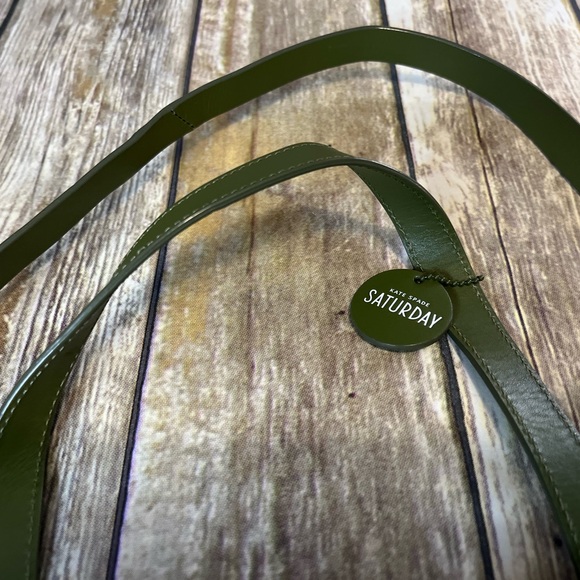 New York Kate Spade Saturday Green Leather Satchel - Picture 2 of 10